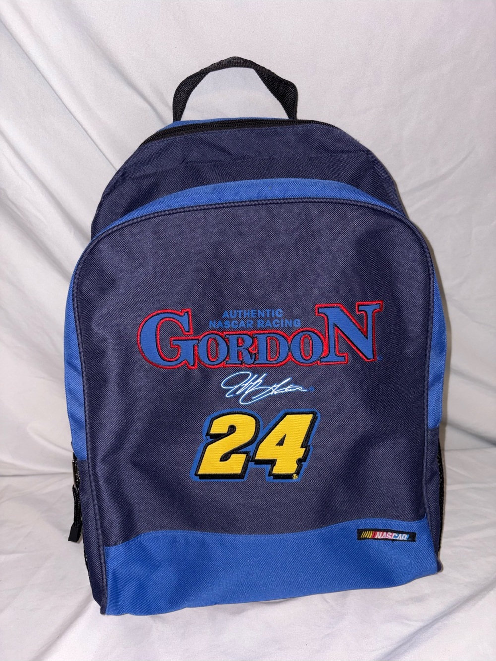 Vintage Gordon 24 Navy and Blue Racing Backpack